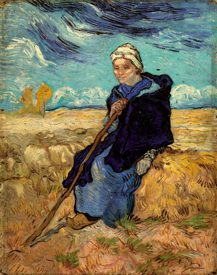  文森特·威廉·梵高  Vincent Willen Van Gogh —— 牧羊女